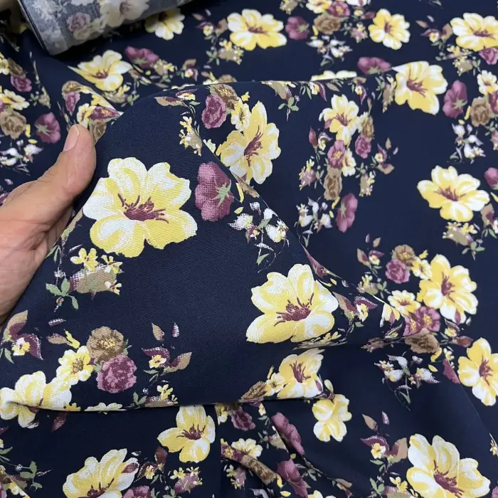 Yeni Sezon Tek En İthal Pamuk Viskon Kumaş (90 cm) (VSK01-385)