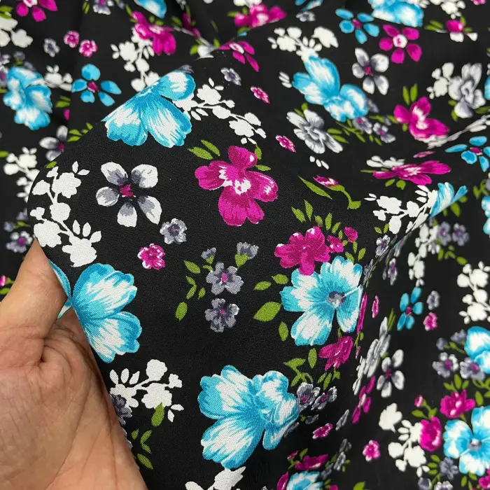 Yeni Sezon Tek En İthal Pamuk Viskon Kumaş (90 cm) (VSK01-389)