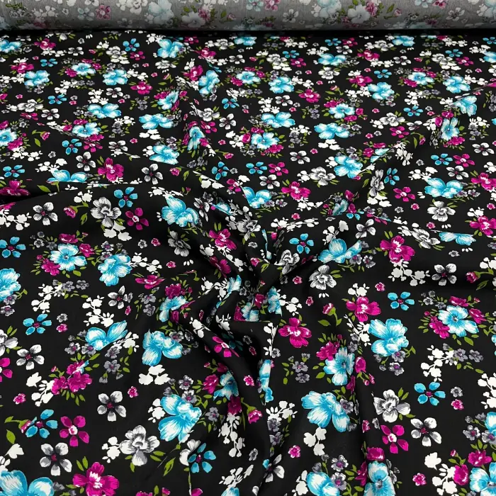 Yeni Sezon Tek En İthal Pamuk Viskon Kumaş (90 cm) (VSK01-389)