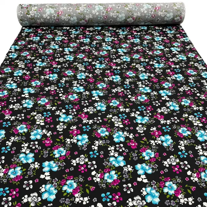 Yeni Sezon Tek En İthal Pamuk Viskon Kumaş (90 cm) (VSK01-389)