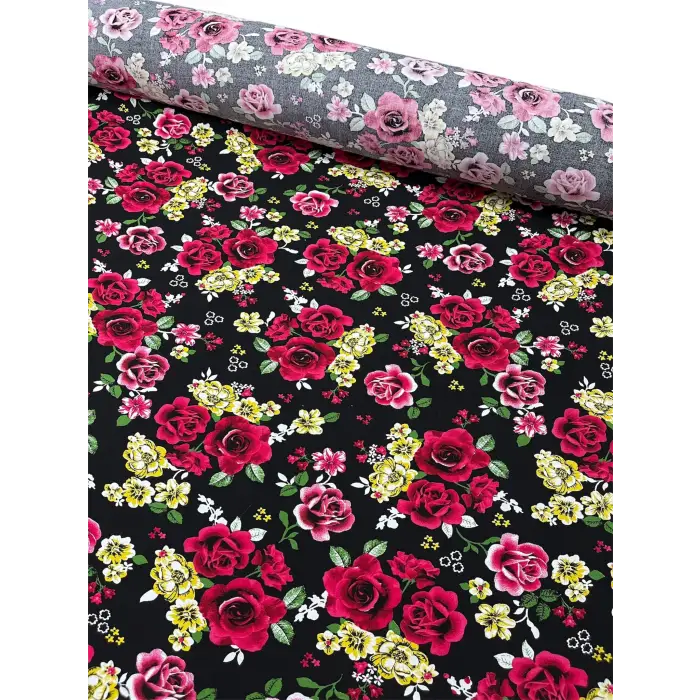 Yeni Sezon Tek En İthal Pamuk Viskon Kumaş (90 cm) (VSK01-398)