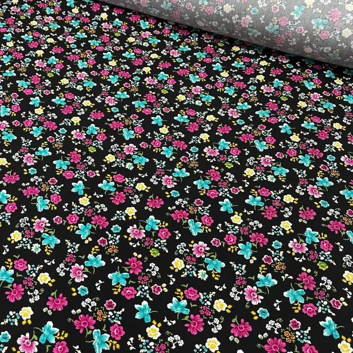 Yeni Sezon Tek En İthal Pamuk Viskon Kumaş (90 cm) (VSK01-412)