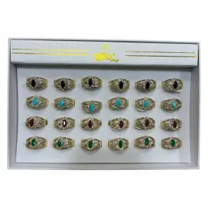 24li Bayan Kararmaz Margazit Yüzük (yzk13)