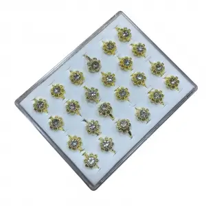 24li Bayan Taşlı Yüzük (yzk09)