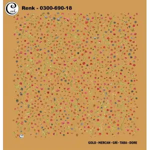 Cenk 100cm Oyalık Yazma (Cnk-690-18)