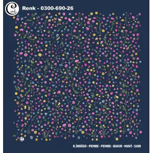 Cenk 100cm Oyalık Yazma (Cnk-690-26)