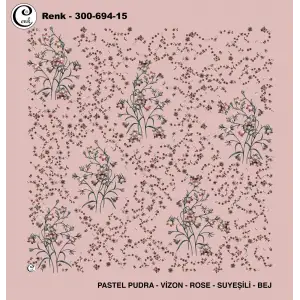 Cenk 100cm Oyalık Yazma (Cnk-694-15)