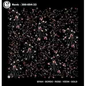 Cenk 100cm Oyalık Yazma (Cnk-694-33)