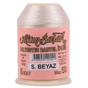 Altınbaşak 20 Gram Oya İpi Renk:ŞEKER BEYAZ