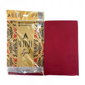 Altınel İpek Marsala Düz Poşetli Yazma (AE-271-14)