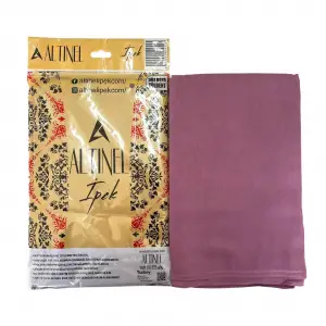 Altınel İpek Pastel Gül Düz Poşetli Yazma (AE-271-20)