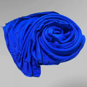 Belinda Exclusıve Penye Şal Saks Mavi (8907)