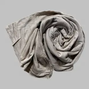 Belinda Exclusıve Penye Şal Ekru (8923)