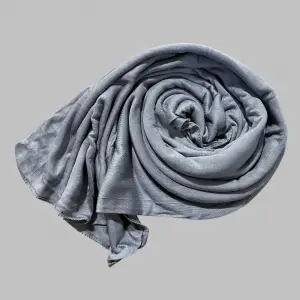 Belinda Exclusıve Penye Şal Gri (8929)