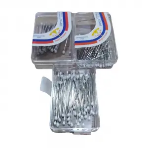 Beyaz Toplu Eşarp iğnesi 20 Adet (İG01-04)