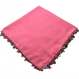 Boncuklu Renkli El İşi Oyalı Yazma (ic86-25)