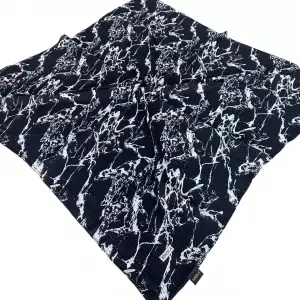 Bonjela Desenli Siyah-Beyaz Mio Cazz Eşarp (SB-99-13)