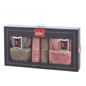 Brillant Aile Bornoz Seti 8 Parça (bornoz03)