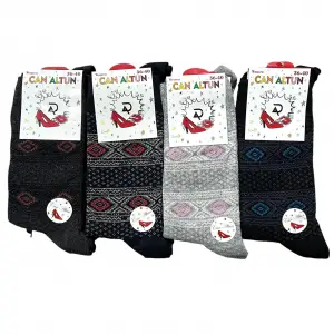 Canaltun Bayan Soket Çorap 12lı Paket (BC-98-27)