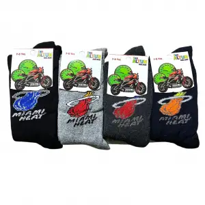 Canaltun Erkek Çocuk Havlu Soket Çorap 12li Paket (Yaş:7-8) (EC-89-03)