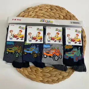 Canaltun Erkek Çocuk Penye Soket Çorap 12li Paket (Yaş:7-8) (EC-99-12)