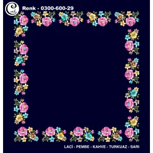 Cenk 100cm Ortası Boş Oyalık Yazma (Cnk-600-29)