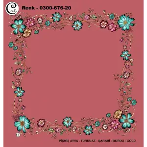 Cenk 100cm Ortası Boş Oyalık Yazma (Cnk-676-20)