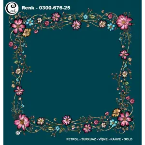 Cenk 100cm Ortası Boş Oyalık Yazma (Cnk-676-25)