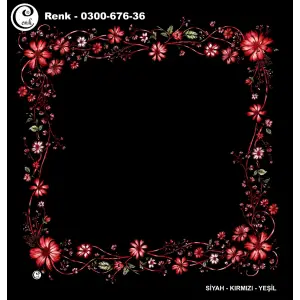 Cenk 100cm Ortası Boş Oyalık Yazma (Cnk-676-36)