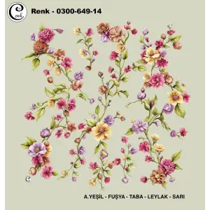 Cenk 100cm Oyalık Yazma (Cnk-649-14)