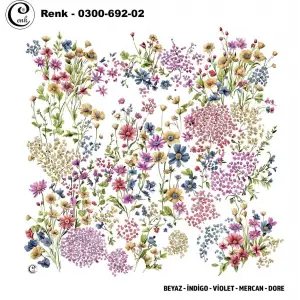 Cenk 100cm Oyalık Yazma (Cnk-652-02)