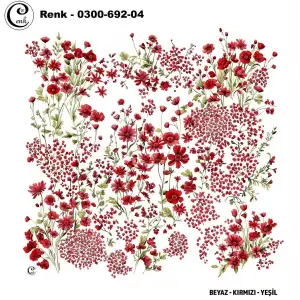 Cenk 100cm Oyalık Yazma (Cnk-652-04)