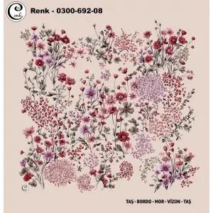 Cenk 100cm Oyalık Yazma (Cnk-652-08)