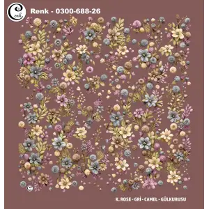 Cenk 100cm Oyalık Yazma (Cnk-688-26)