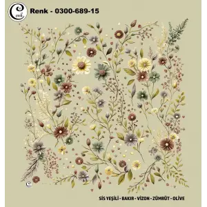 Cenk 100cm Oyalık Yazma (Cnk-689-15)