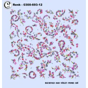 Cenk 100cm Oyalık Yazma (Cnk-693-12)