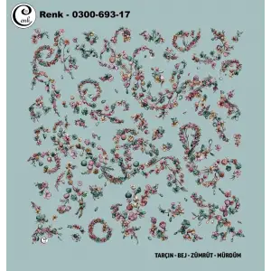 Cenk 100cm Oyalık Yazma (Cnk-693-17)