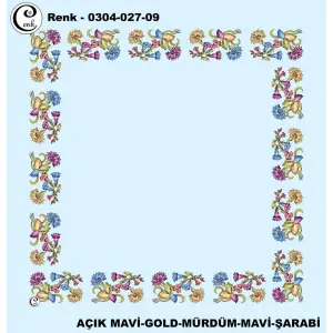 Cenk 90 Cm Ortası Boş Poşet İçi Yazma(Cnk-304-27-09)