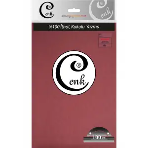 Cenk Düz 100cm Kiraz Yazma (301-082)