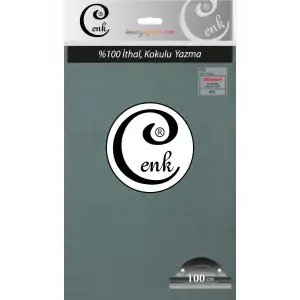 Cenk Düz 100cm Küf Yeşili Yazma (301-072)