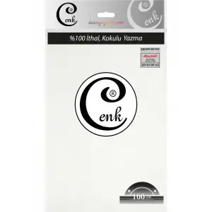 Cenk Düz 100cm Şeker Beyaz Yazma (301-Şekerbeyaz)