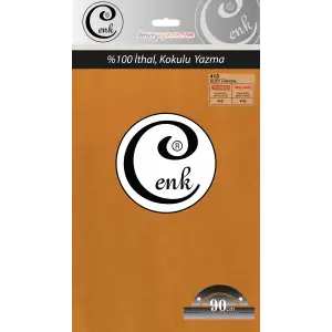 Cenk Yazma 90cm Düz Soft Hardal Tekli Poşet Yazma (90cm-413)