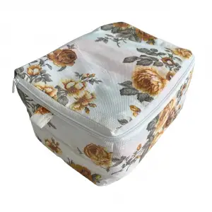 Desenli Çorap Hurcu Kahverengi Renk 30*22*18 cm 1 adet (Hurc9701)