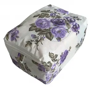 Desenli Çorap Hurcu Lila Renk 30*22*18 cm 1 adet (Hurc9703)