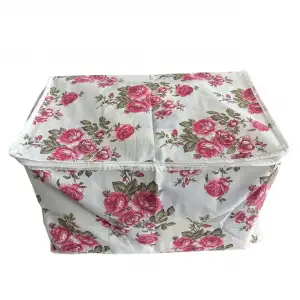 Desenli Kazak Hurcu Pembe Renk 50*35*25 cm 1 adet (Hurc9602)