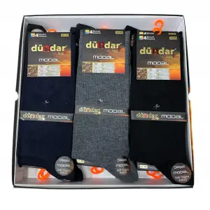 Dündar Modal Erkek Dikişssiz Soket Çorap 12li Paket (MC-96-11)