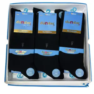 Dündar Plus Erkek Dikişssiz Soket Çorap 12li Paket (MC-96-10)