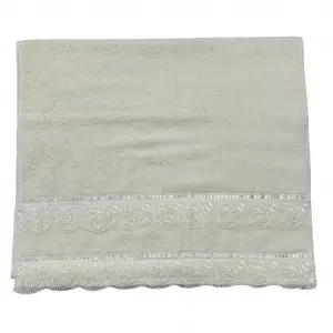 Durul 50x90 cm Oyalı Güpürlü El Yüz Havlusu 1 Adet(Havlu9901)