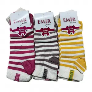 Emir Kadın Patik Çorap 12li Paket (BC-95-10)