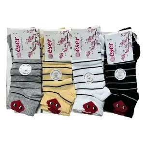 Eser Bayan Patik Çorap 12lı Paket (BC-98-22)